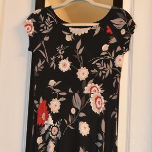 Loft short sleeve floral dress